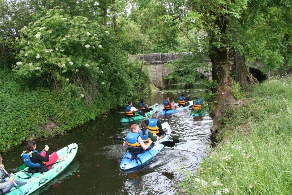 Canoe kayak pres de Saint Gilles Croix de Vie Camping le Pont Rouge
