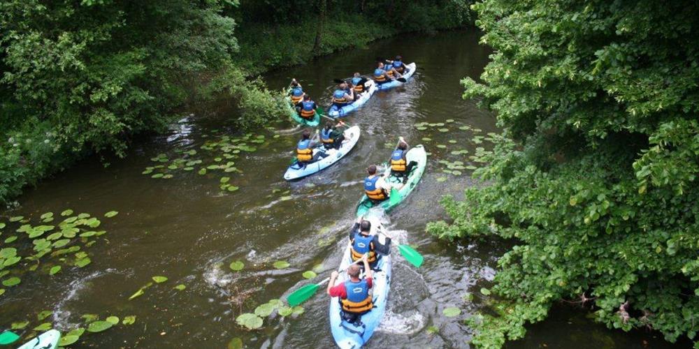 Canoe-kayak sur le Jaunay