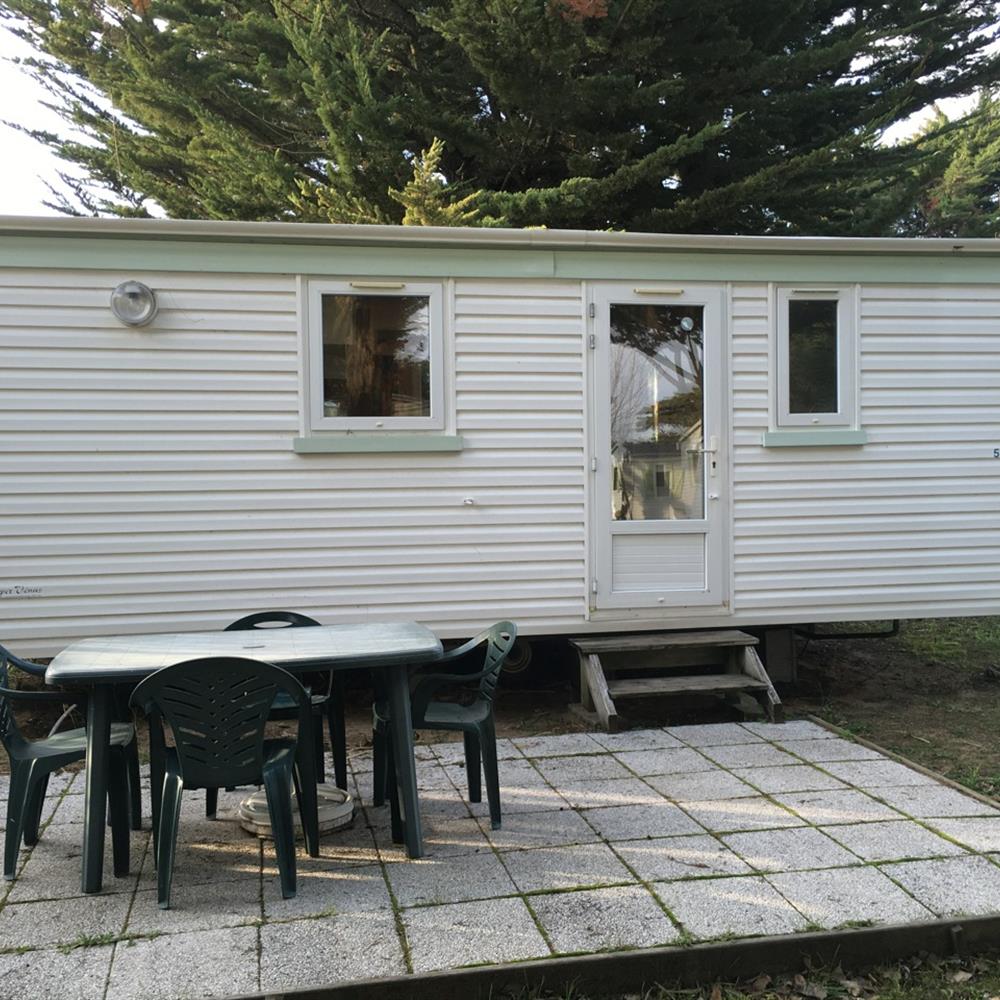 Bungalow IRM 24m² 2 chambres 4 pers. camping*** Le pont Rouge  proche saint Gilles Croix de Vie en Vendée