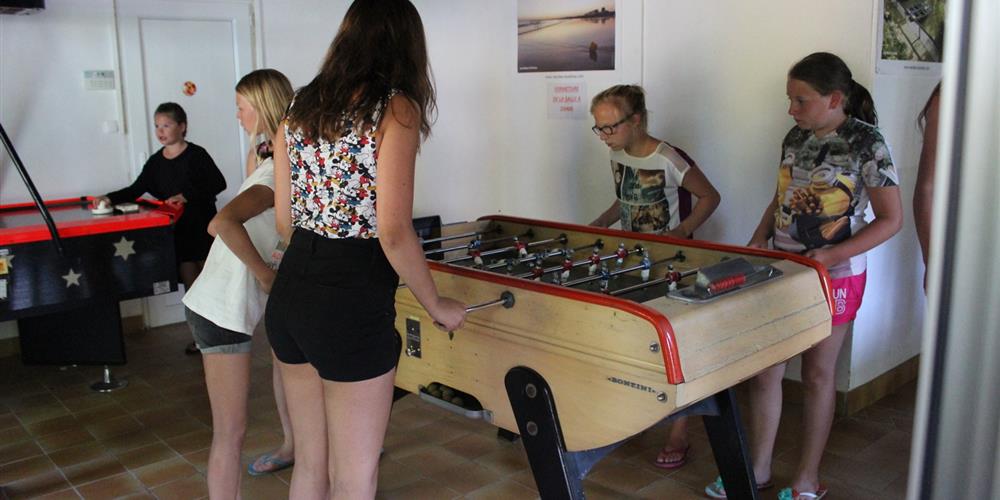 salle de jeux du camping