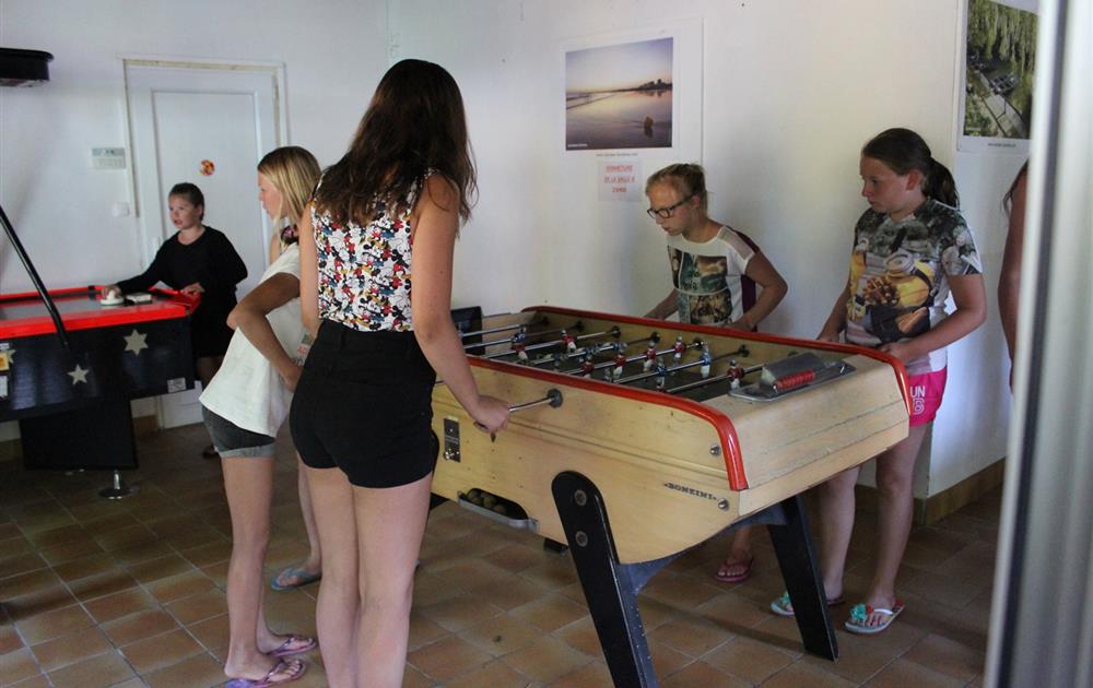 salle de jeux du camping