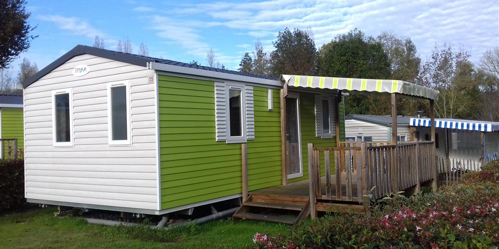Mobil home camping 3 étoiles vendée