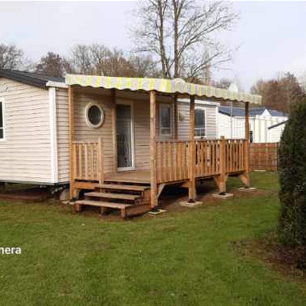 Mobil-home 32m² 3 chambres 5 pers. camping Le Pont Rouge proche Saint Gilles Croix de Vie en Vendée