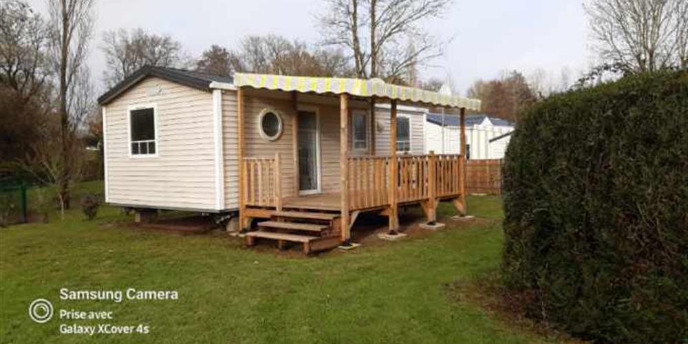 Mobil-home 32m² 3 chambres 5 pers. camping Le Pont Rouge proche Saint Gilles Croix de Vie en Vendée