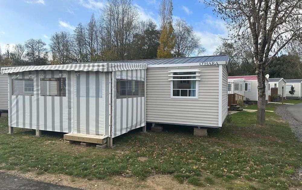 Mobil-home 3 ch 6 per.camping le pont rouge en Vendée