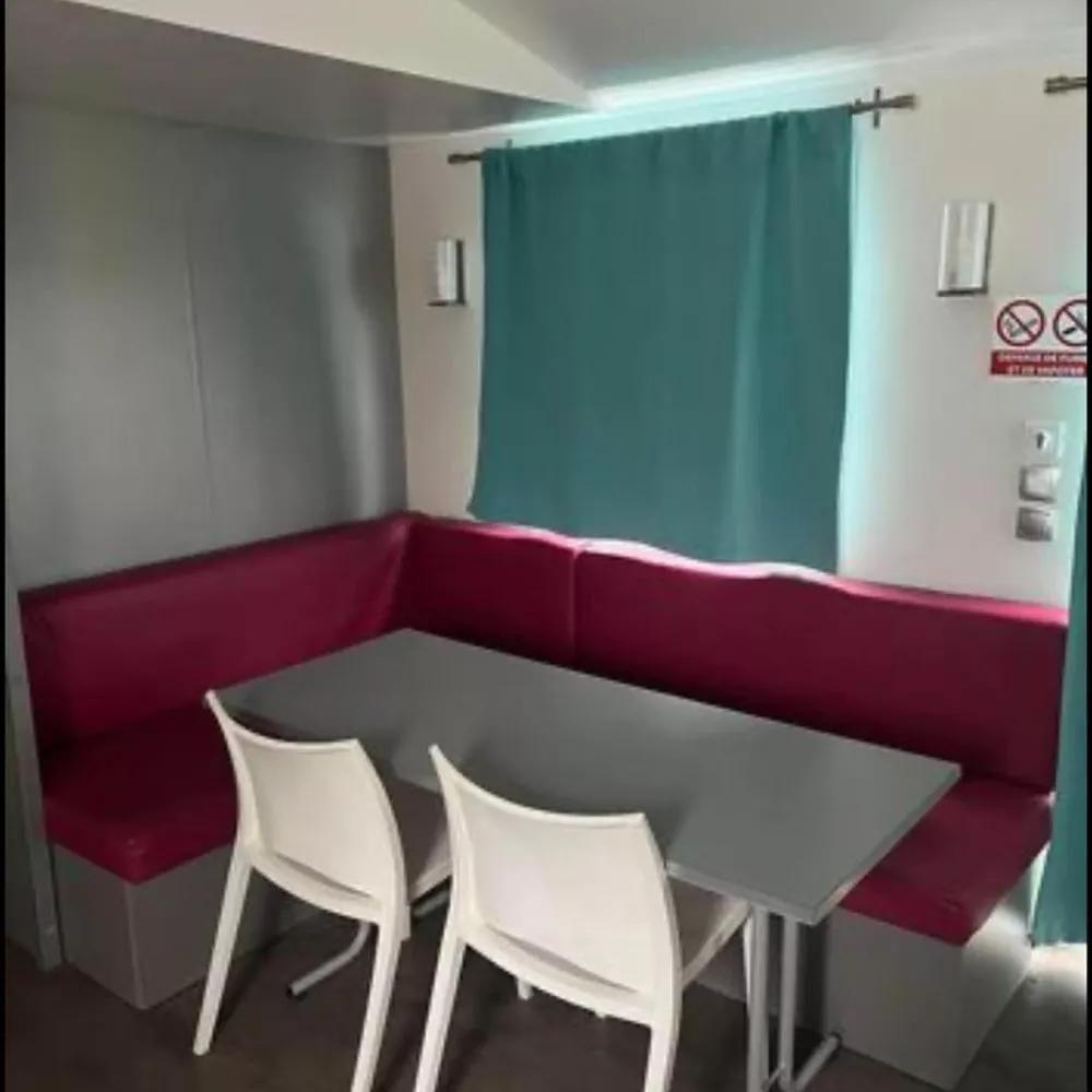 Mobil-home 3 ch 6 per.camping le pont rouge en Vendée