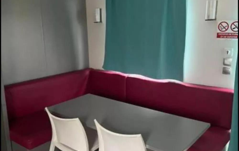 Mobil-home 3 ch 6 per.camping le pont rouge en Vendée