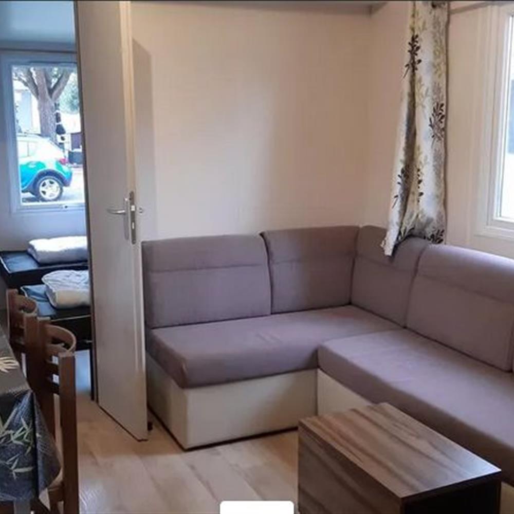 Mobil-home 35m² 2 chambres 4 pers. camping Le Pont Rouge proche Saint Gilles Croix de Vie en Vendée