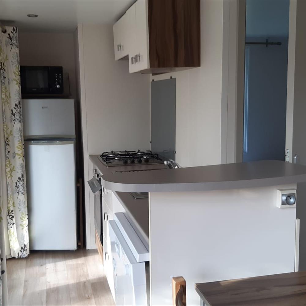 Mobil-home 35m² 2 chambres 4 pers. camping Le Pont Rouge proche Saint Gilles Croix de Vie en Vendée