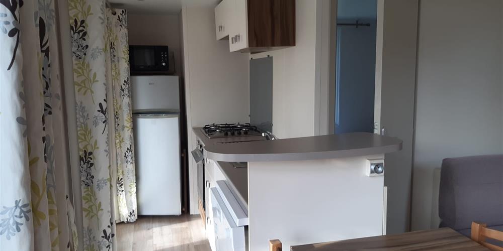 Mobil-home 35m² 2 chambres 4 pers. camping Le Pont Rouge proche Saint Gilles Croix de Vie en Vendée