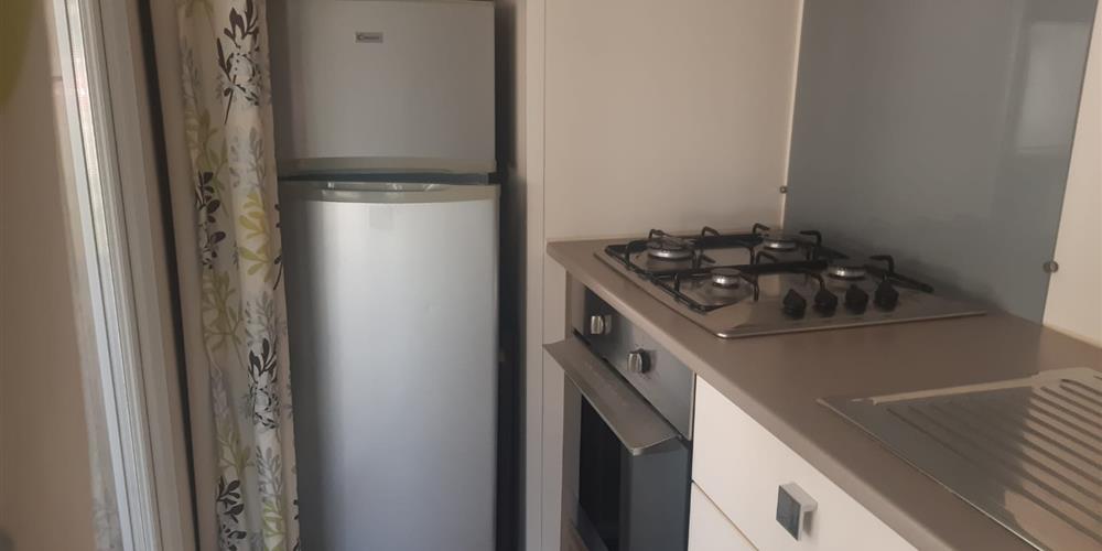 Mobil-home 35m² 2 chambres 4 pers. camping Le Pont Rouge proche Saint Gilles Croix de Vie en Vendée